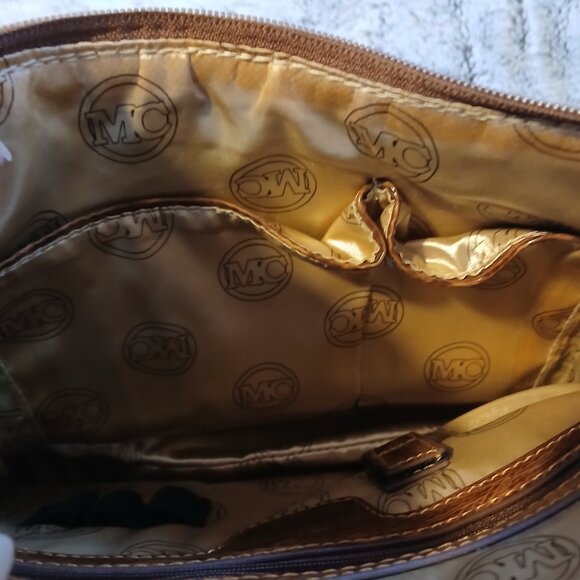 Marc Chantal MC Vintage Kirste Multi Croco Stripes Embossed Should… - Picture 8 of 10